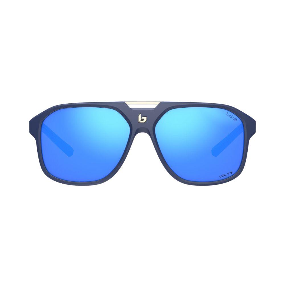 Bollé Arcadia Sunglasses - Large (Dark Blue Matte/Volt+Offshore Polarised)