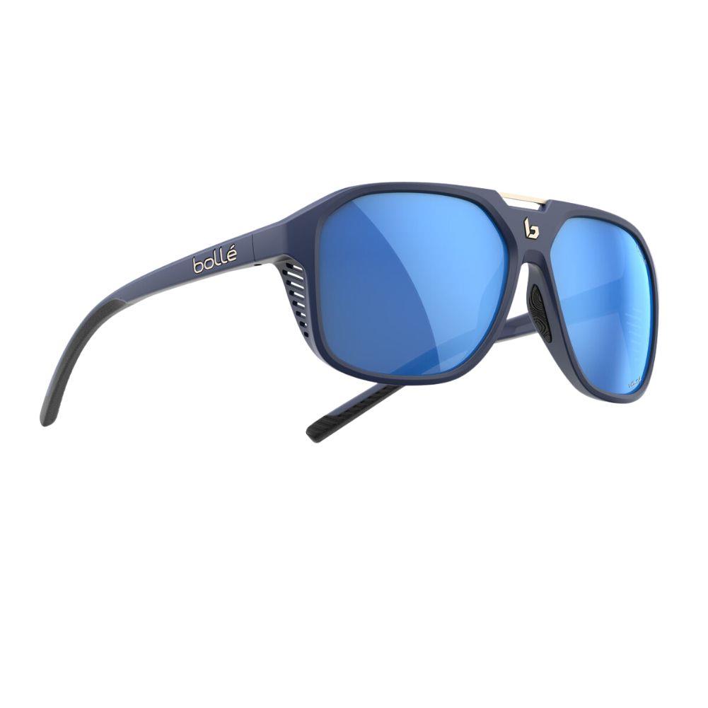 Bollé Arcadia Sunglasses - Large (Dark Blue Matte/Volt+Offshore Polarised)