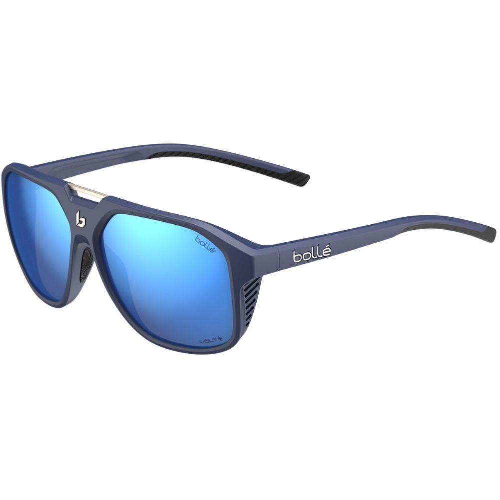 Bollé Arcadia Sunglasses - Large (Dark Blue Matte/Volt+Offshore Polarised)