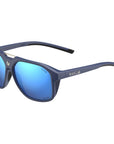Bollé Arcadia Sunglasses - Large (Dark Blue Matte/Volt+Offshore Polarised)