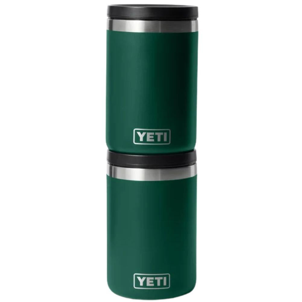 Yeti Rambler 16 oz (473 ml) Insulated Food Jar (Black Forest Green) top stack