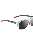 Bollé Arcadia Sunglasses - Large (White Blue Red Matte/TNS Gun) Side