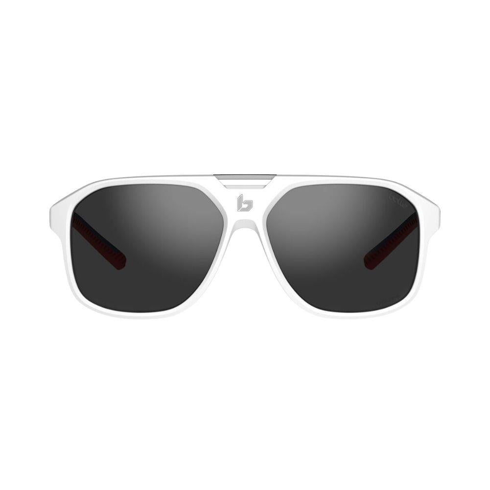 Bollé Arcadia Sunglasses - Large (White Blue Red Matte/TNS Gun) Front