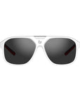 Bollé Arcadia Sunglasses - Large (White Blue Red Matte/TNS Gun) Front