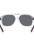 Bollé Arcadia Sunglasses - Large (White Blue Red Matte/TNS Gun) Back
