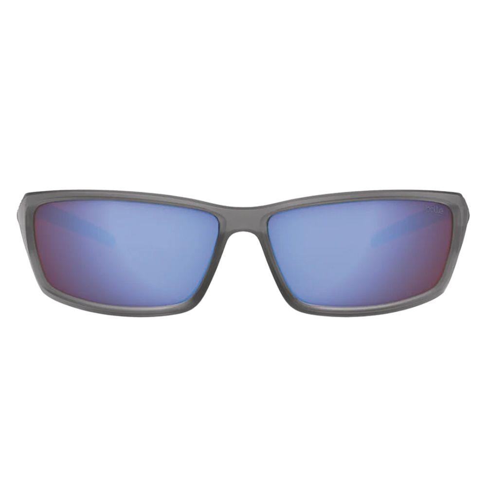 Bollé Cerber Sunglasses - Medium/Large (Grey Crystal Matte/Brown Blue) Front