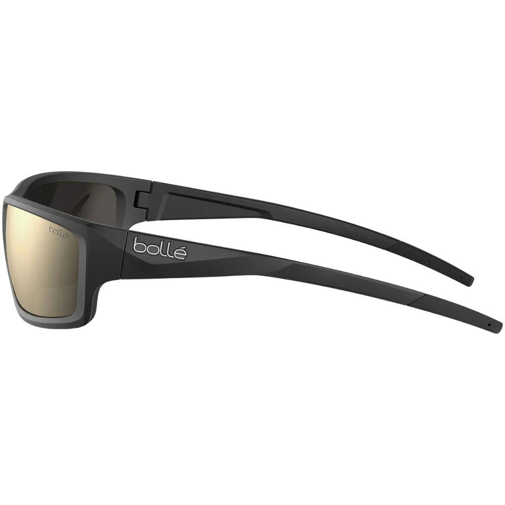 Bollé Cerber Sunglasses - Medium/Large (Black Matte/TNS Gold) Side