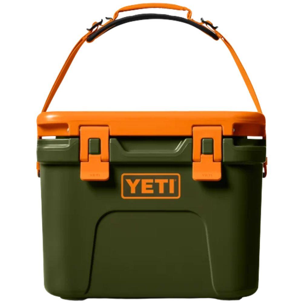 Yeti Roadie 15 Cool Box (Olive/King Crab Orange) up