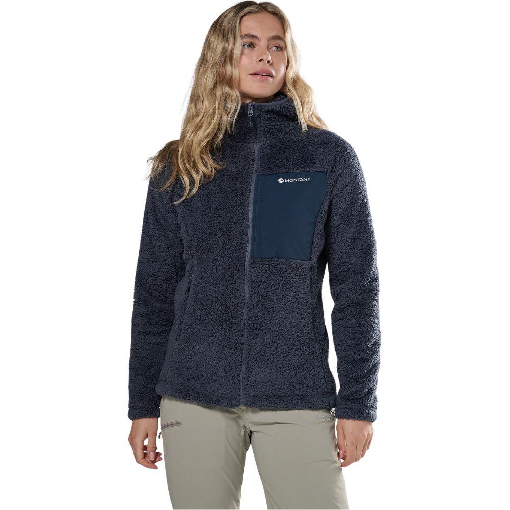 Montane Women's Caldus XT 2.0 Hooded Fleece Jacket (Dark Sky) front