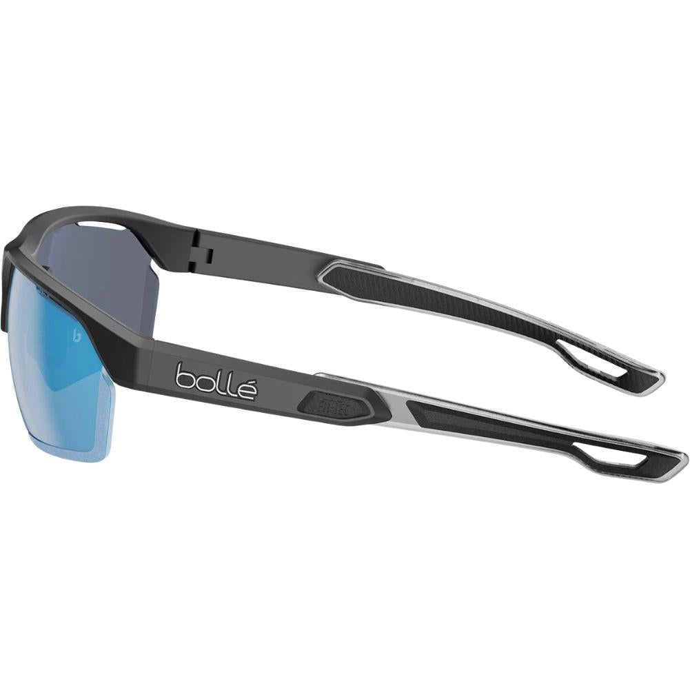 Bollé Victus Pro Sunglasses - Medium (Black Matte/TNS Ice) Side Left