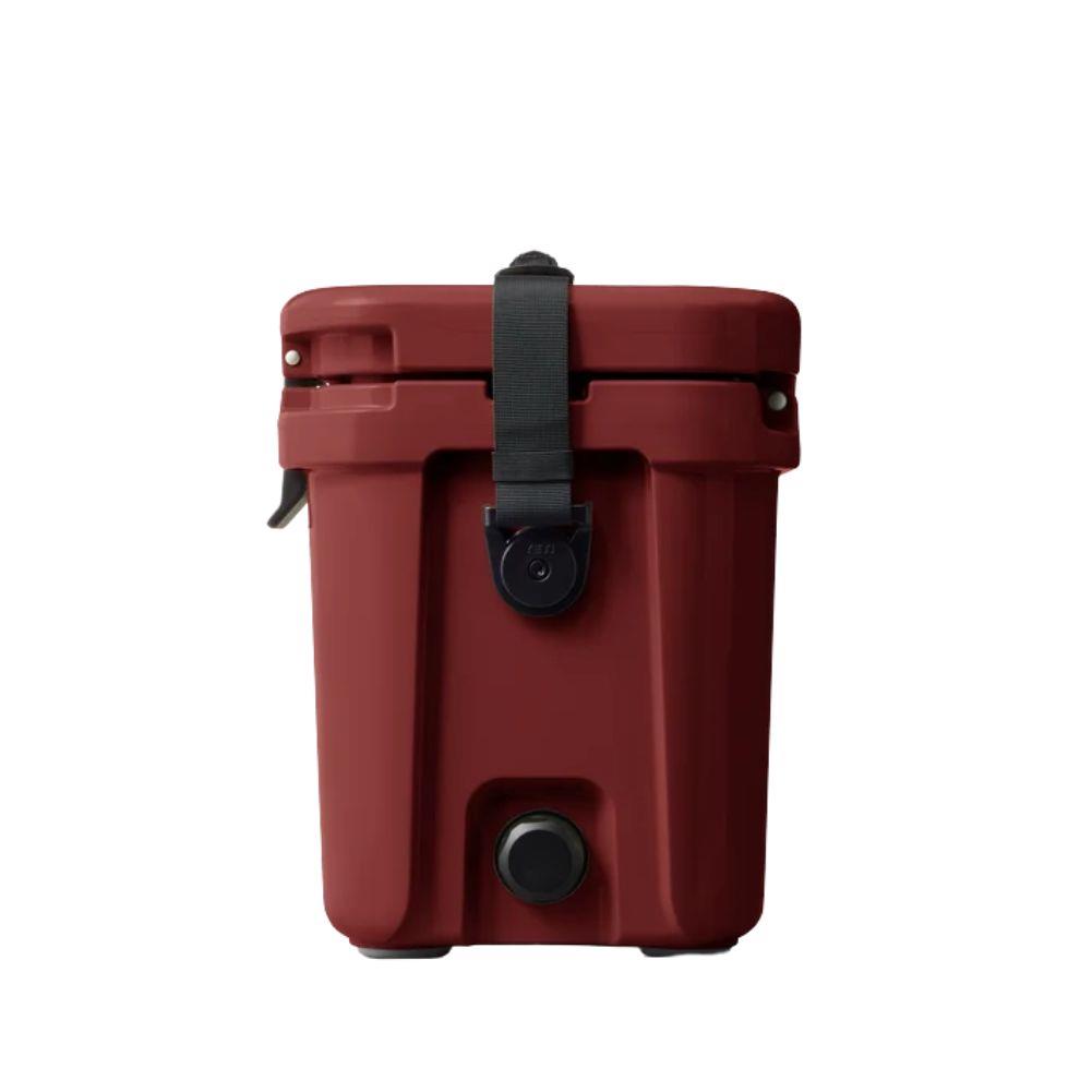 Yeti Roadie 15 Cool Box (Stag Red) Side Full