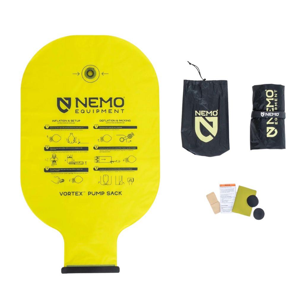 Nemo Equipment Tensor Extreme Conditions Ultralight Insulated Sleeping Pad (Long Wide) Pump