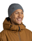 Buff Knitted Beanie (Rutger Iron Grey) Full