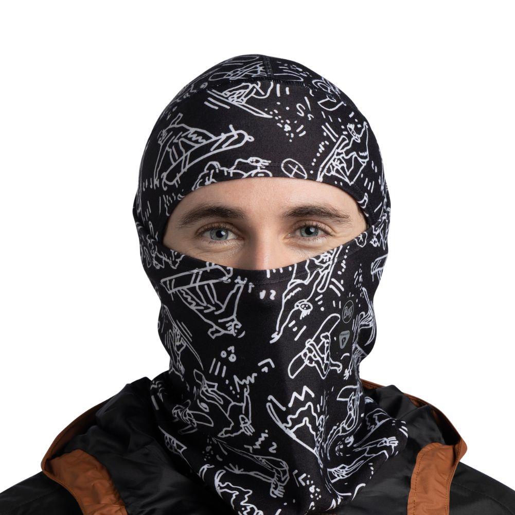Buff ThermoNet Balaclava (Tivat Black) Front