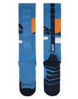 Buff Heavyweight Merino Wool Over the Calf Socks (Royal Blue) Flat 