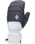 Black Diamond Women's Mission Mx Mitts (Charcoal/Belay Blue) single