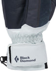 Black Diamond Women's Mission Mx Mitts (Charcoal/Belay Blue) logo