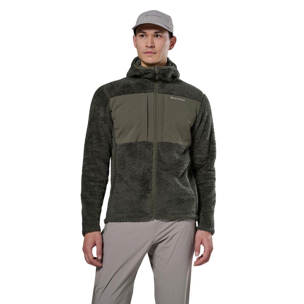 Montane Men's Caldus XT 2.0 Hooded Fleece Jacket (Moss Green) Full