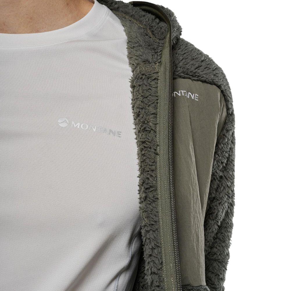 Montane Men's Caldus XT 2.0 Hooded Fleece Jacket (Moss Green) Zip