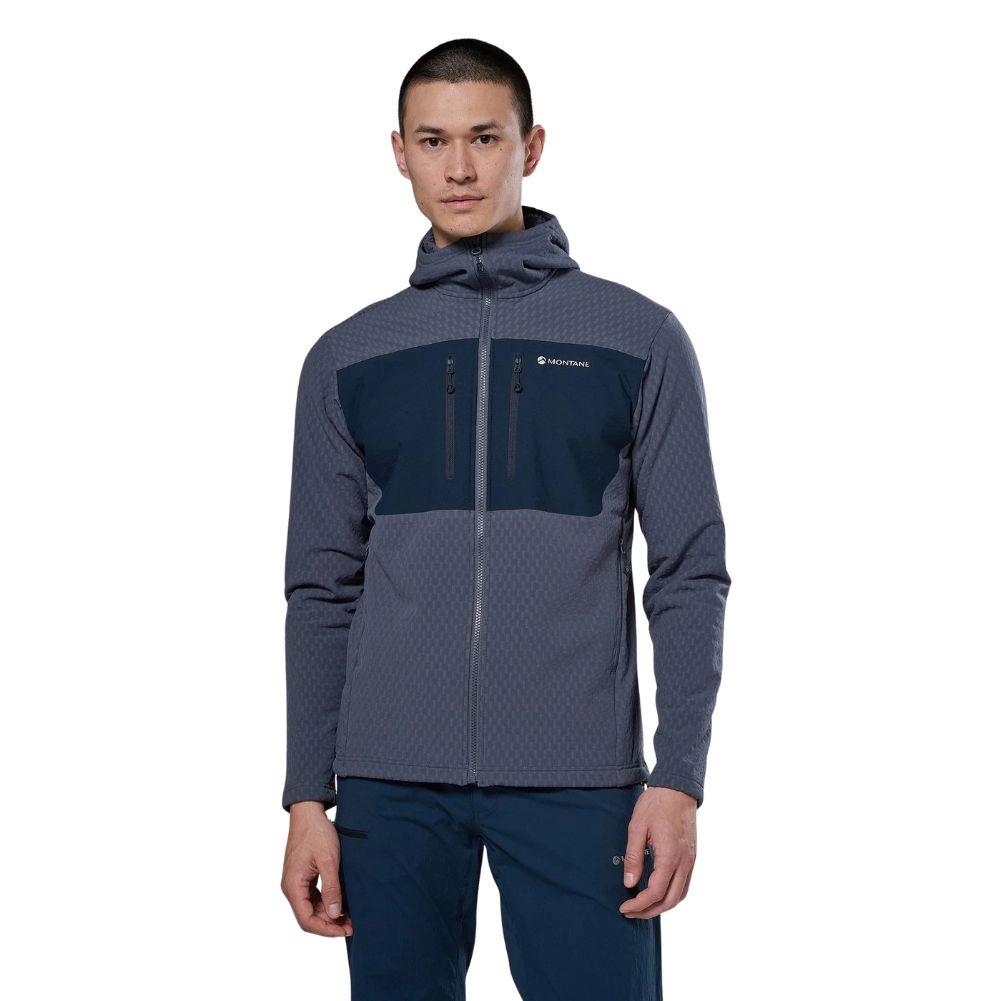 Montane Men's Dura XT Hooded Fleece Jacket (Dark Sky) Main