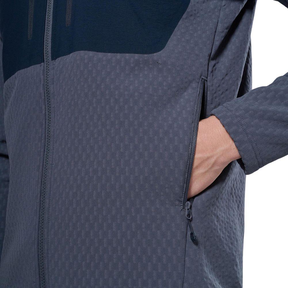 Montane Men's Dura XT Hooded Fleece Jacket (Dark Sky) Pocket