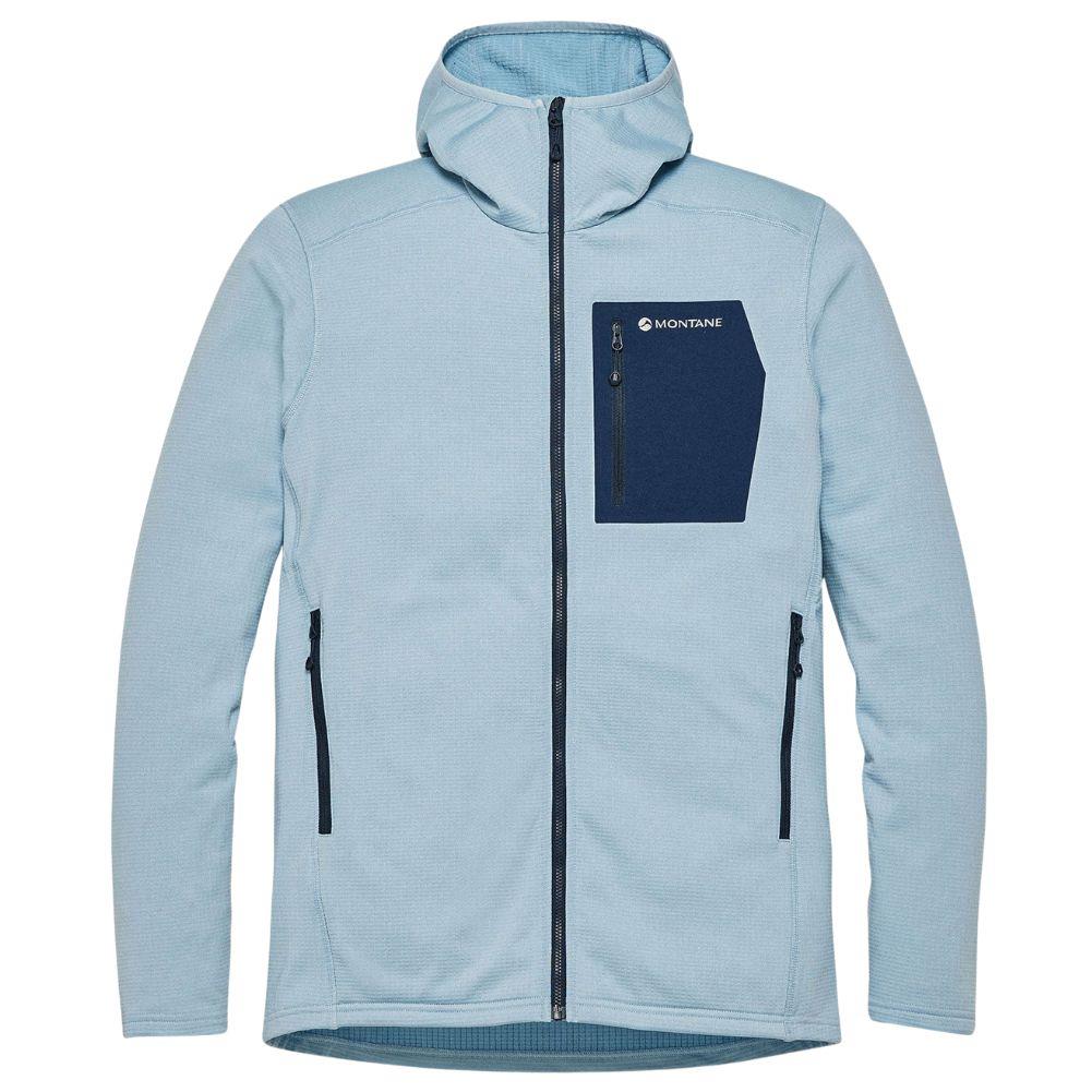 Montane Men's Protium CP Hooded Fleece Jacket (Frost Blue)