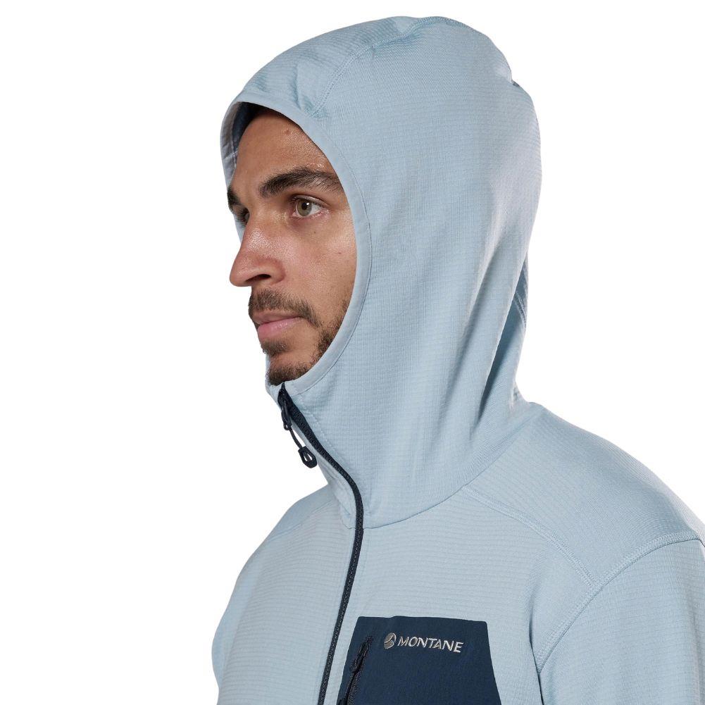 Montane Men's Protium CP Hooded Fleece Jacket (Frost Blue)
