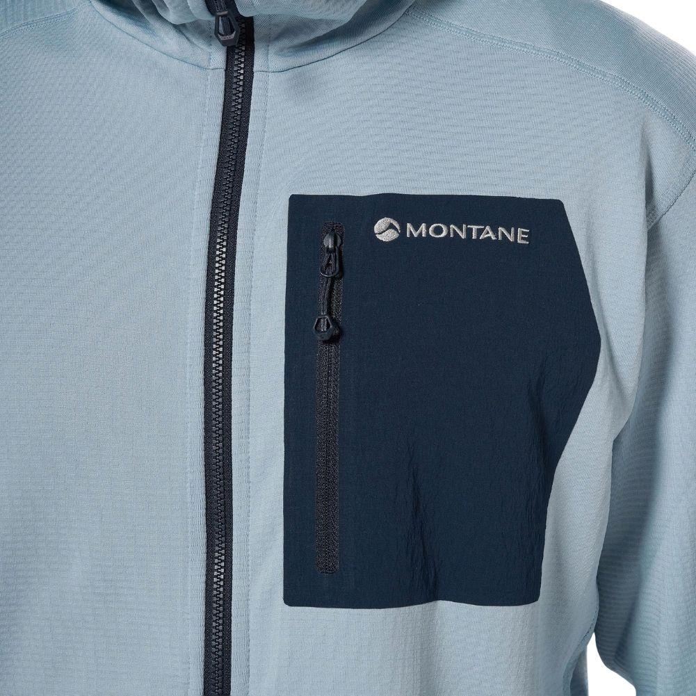 Montane Men's Protium CP Hooded Fleece Jacket (Frost Blue)