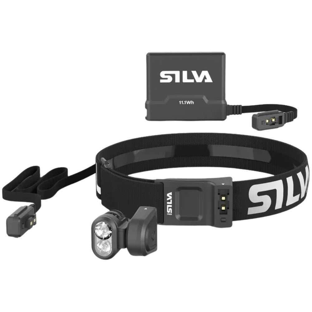 Silva Free Runner 1100 Head Torch (Black) set