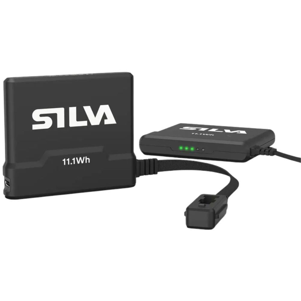 Silva Free Runner 1100 Head Torch (Black) battery power