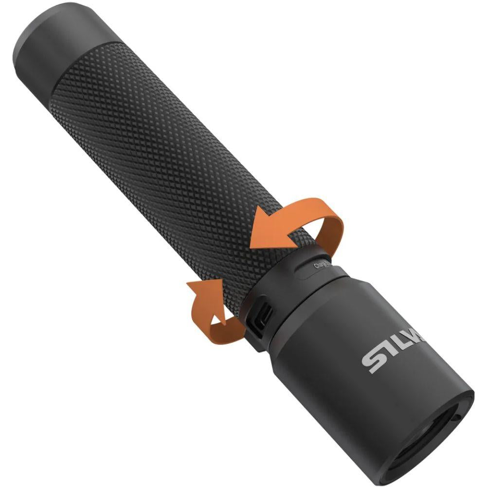 Silva Zoom 1000 Waterproof Torch turn