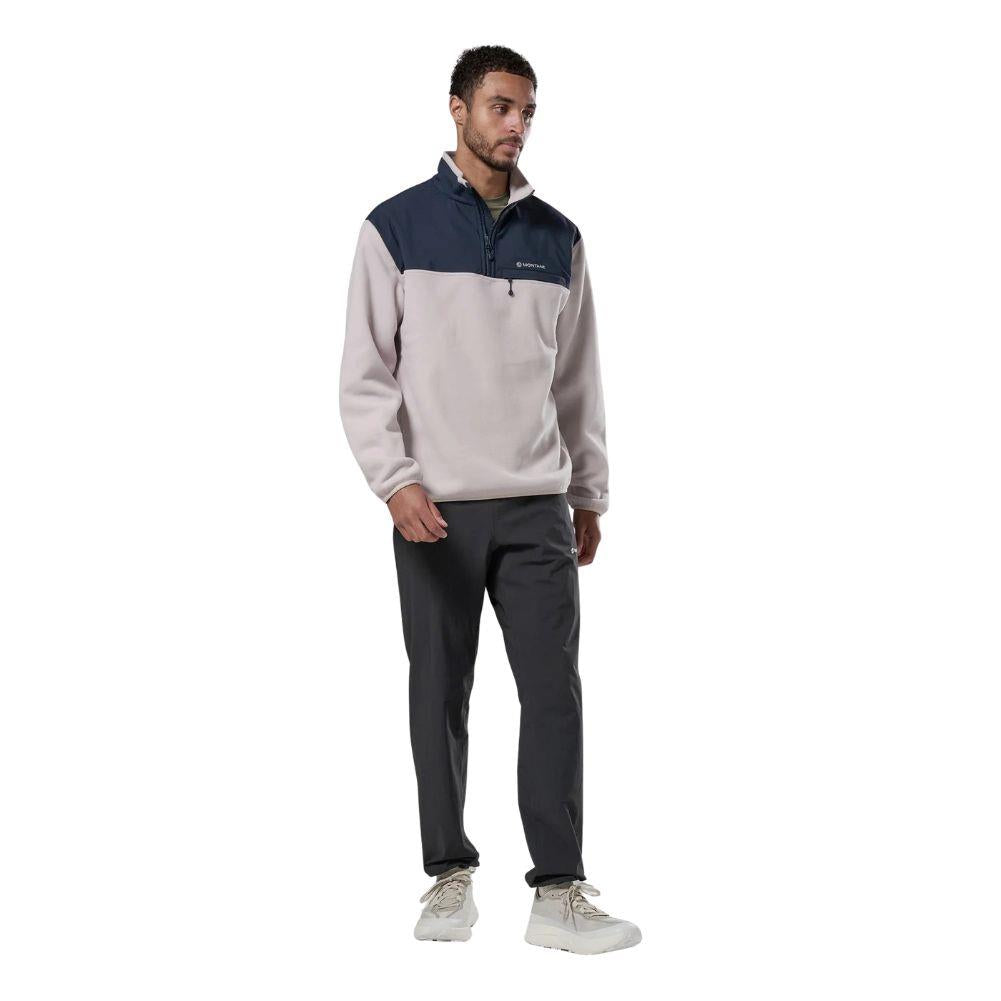 Montane Men's Roco Fleece Pull On (Oyster) Back