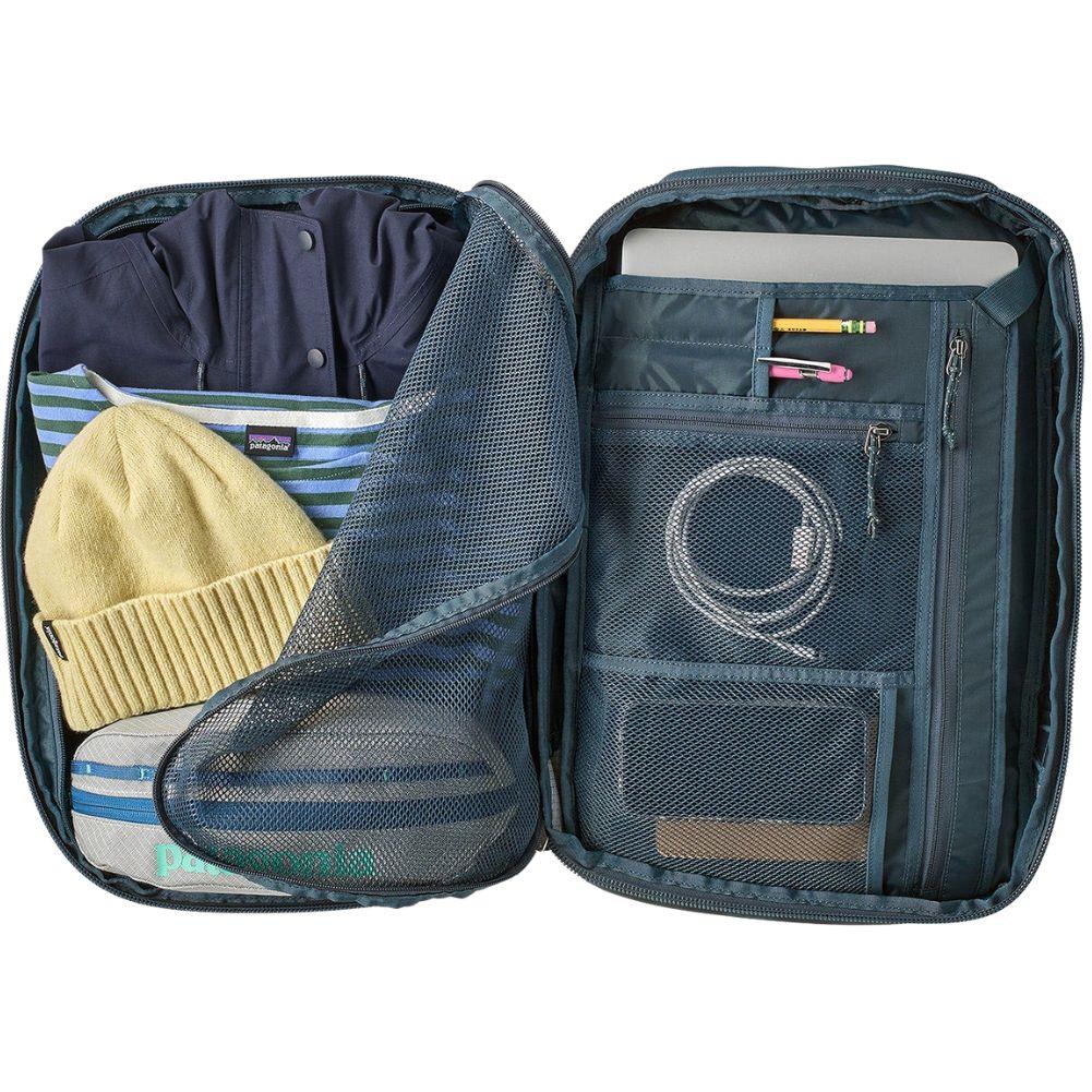Patagonia Black Hole Micro MLC 22L Backpack (Sastrugi: Summit Blue) open