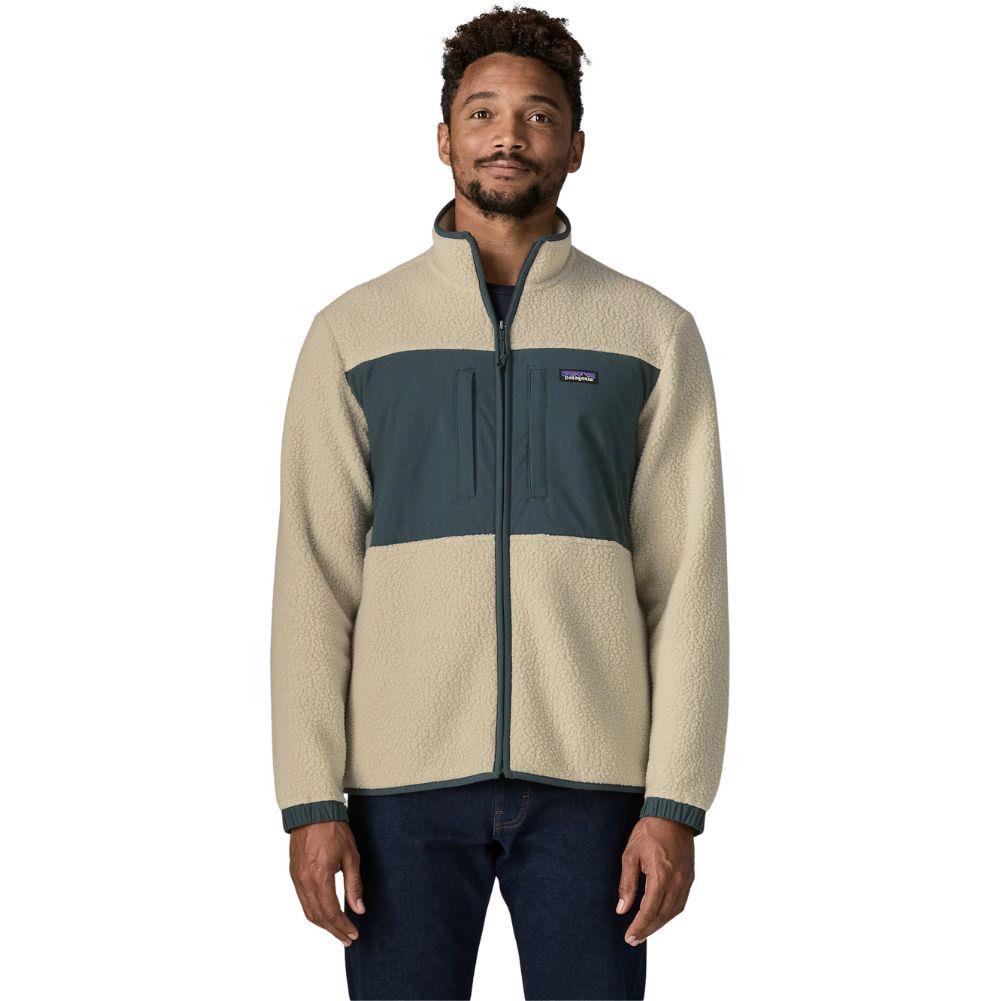 Patagonia Men's Retro Pile Fleece Patch Jacket (Pelican) front