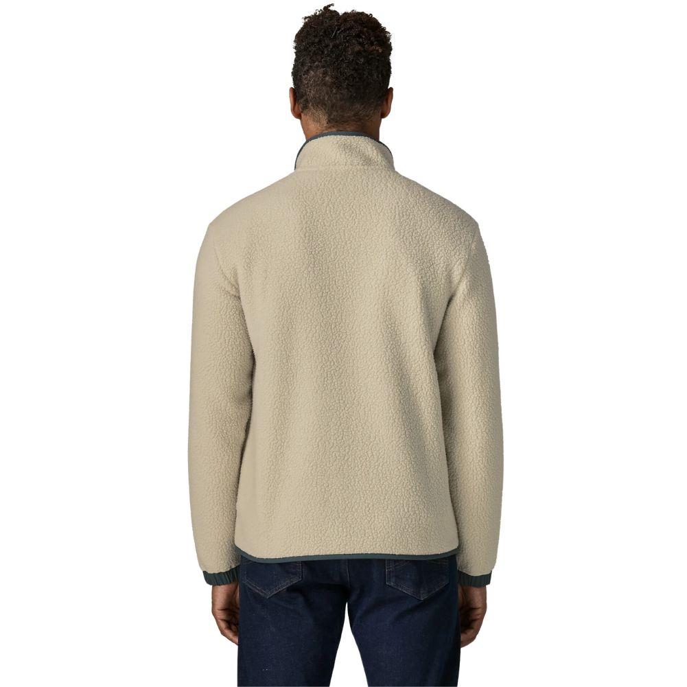 Patagonia Men's Retro Pile Fleece Patch Jacket (Pelican) back