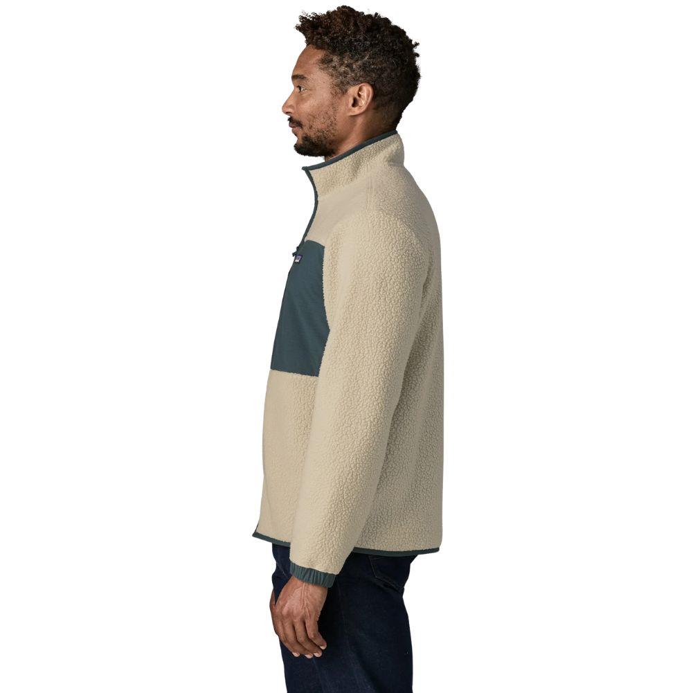 Patagonia Men's Retro Pile Fleece Patch Jacket (Pelican) side