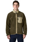 Patagonia Men's Classic Retro-X Fleece Jacket (Basin Green) front