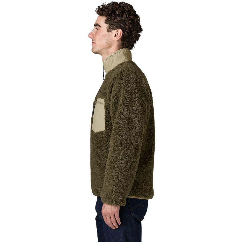 Patagonia Men's Classic Retro-X Fleece Jacket (Basin Green) side