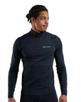Montane Men's Dart XT Thermal Zip Neck Long Sleeved Top (Black) Main