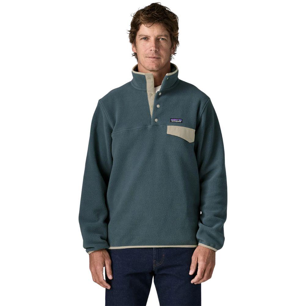 Patagonia Men's Lightweight Synchilla Snap-T Fleece Pullover (Summit Blue) front