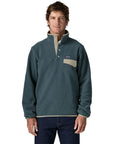 Patagonia Men's Lightweight Synchilla Snap-T Fleece Pullover (Summit Blue) front