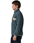 Patagonia Men's Lightweight Synchilla Snap-T Fleece Pullover (Summit Blue) side