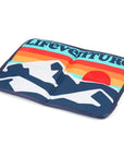 LifeVenture Sit Mat (Retro Print) Side