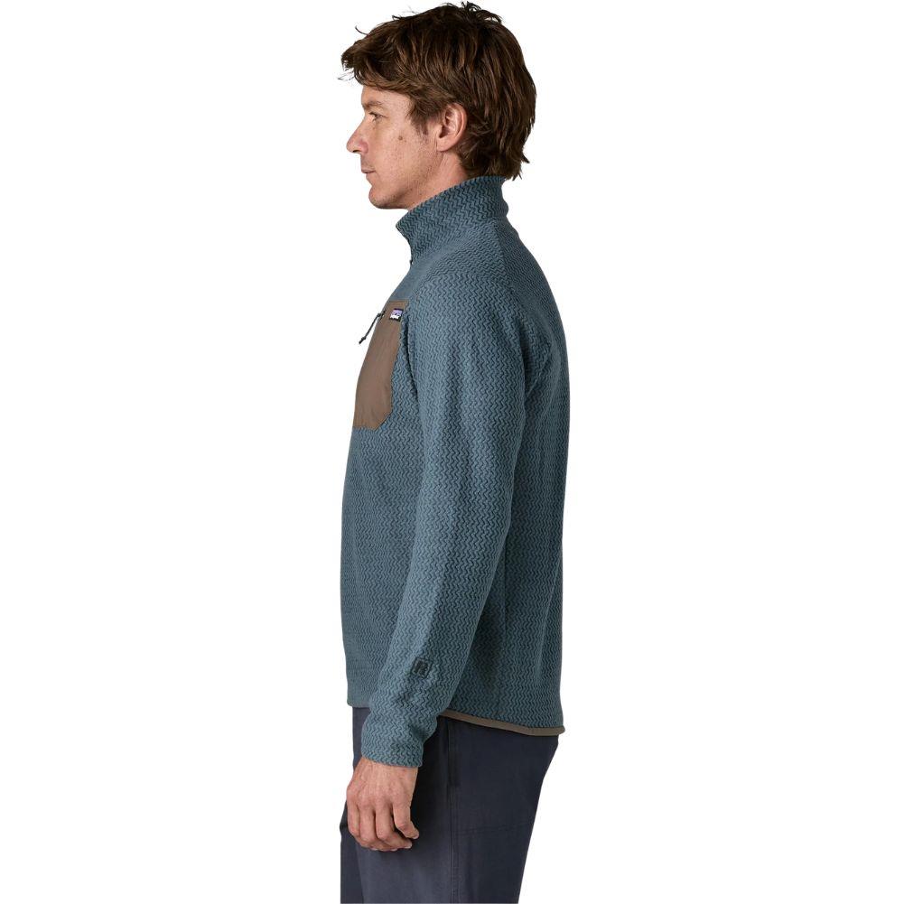 Patagonia Men's R1 Air Fleece Zip-Neck (Summit Blue) side