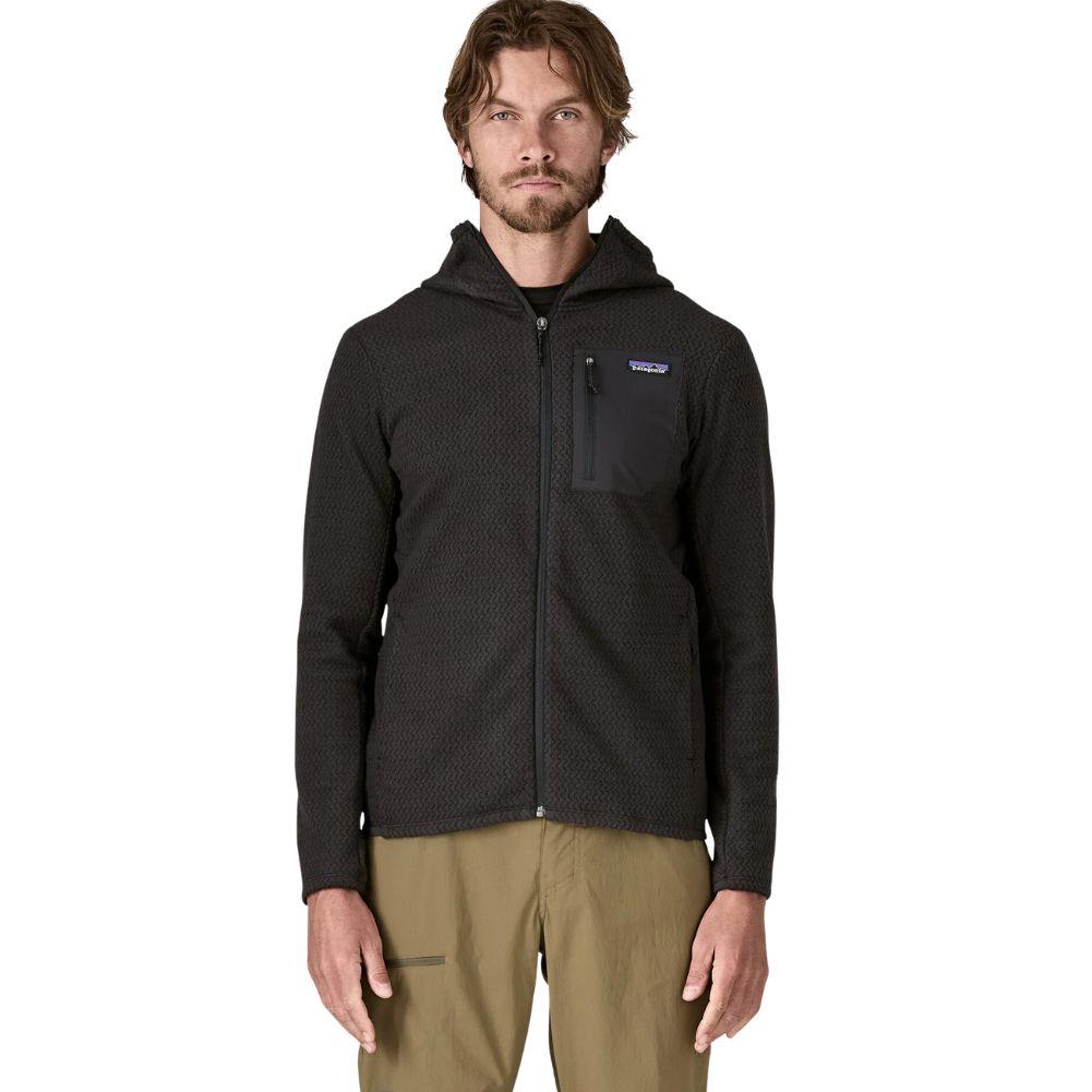 Patagonia Men's R1 Air Fleece Full-Zip Hoody (Black) front