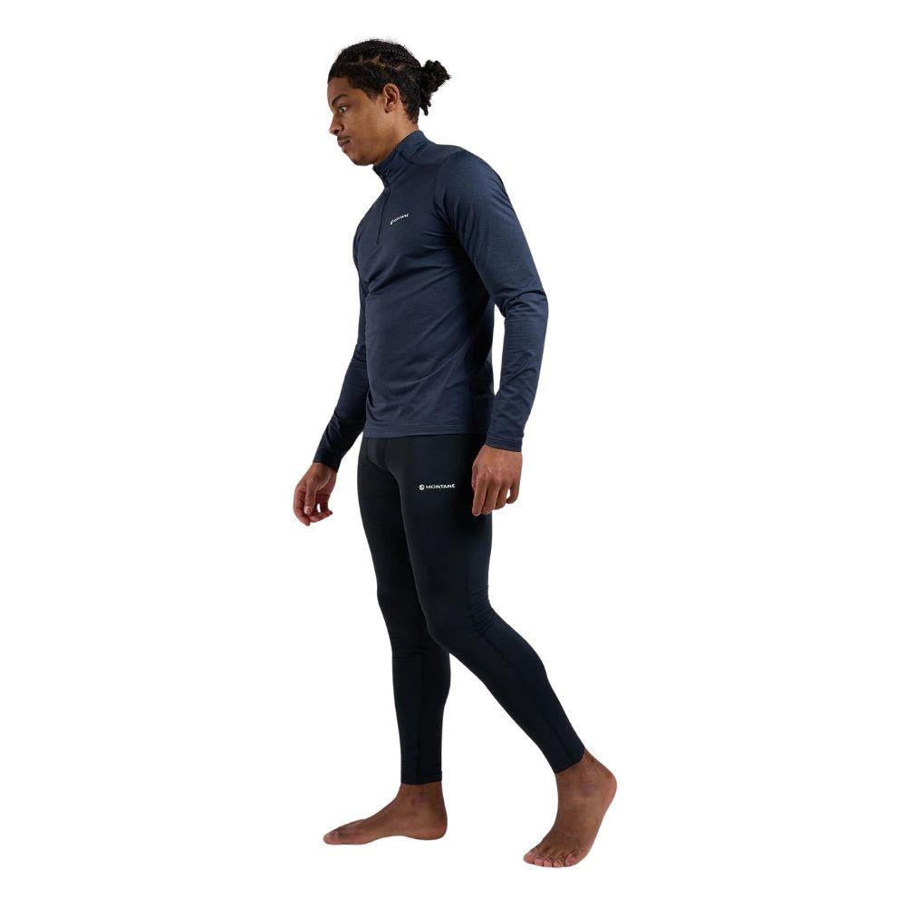 Montane Men's Dart XT Thermal Zip Neck Long Sleeved Top (Eclipse Blue) Side