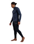 Montane Men's Dart XT Thermal Zip Neck Long Sleeved Top (Eclipse Blue) Side