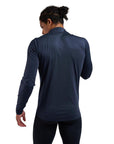 Montane Men's Dart XT Thermal Zip Neck Long Sleeved Top (Eclipse Blue) Back