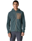 Patagonia Men's R1 Air Fleece Full-Zip Hoody (Summit Blue) front