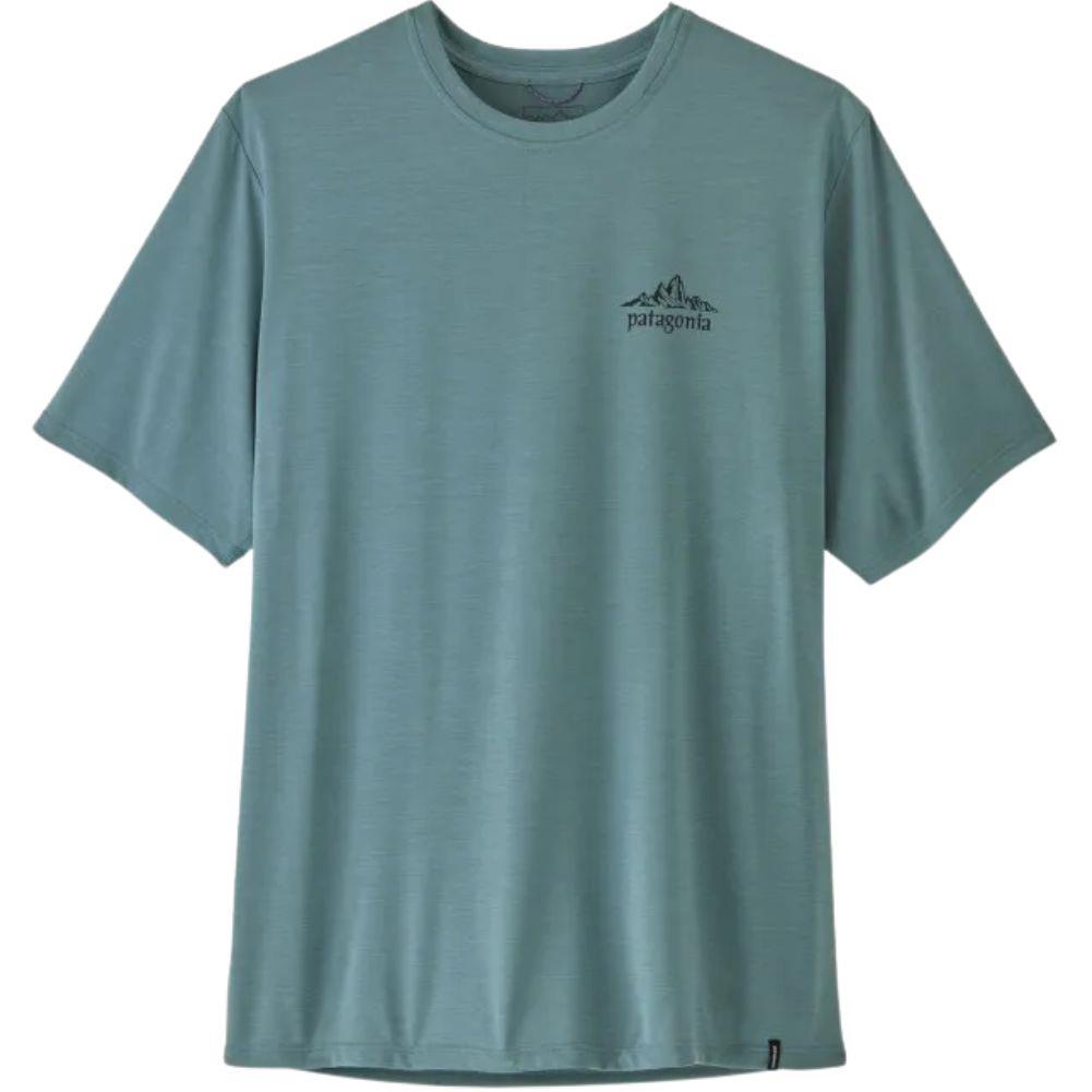 Patagonia Men's Capilene Cool Daily Shirt - Cloud Crag (Blue Sage - Light Blue Sage X-Dye) front